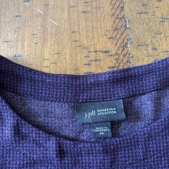 J Jill Whatever Collection Plum Sleeveless Top Size XS - Picture 4 of 6